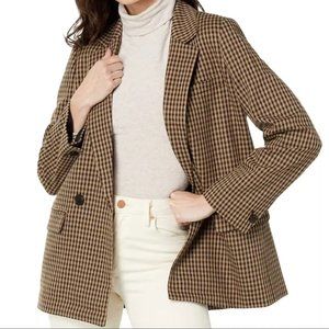 Brand New- Madewell Plaid Blazer - Small
